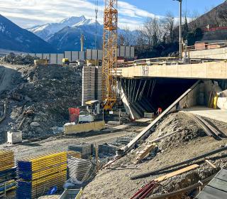 Fortschritte beim Bau der Umfahrung Kastelbell