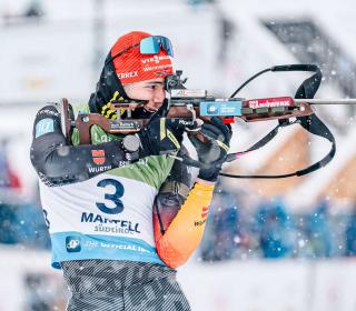 Vorbereitungen für die Biathlon EM 2025