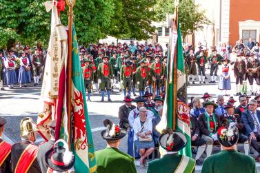 60 Jahre Wiedergründung der Schützenkompanie Schlanders und Fahnenweihe (16. Juni 2019). Fotos: Sepp