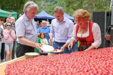 Erdbeerfest in Martell (30. Juni 2024); Fotos: Sepp 