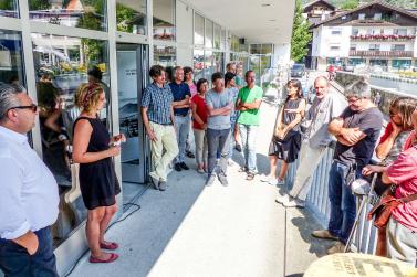 Eröffnung des Lebensmittel-Ladens „da“ (Pop-up-Store bis 31. August) in Schlanders. Fotos: Sepp