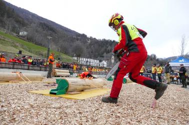 Erster Tag der Waldolympiade in Burgeis (Fürstenburg); Fotos. Sepp  