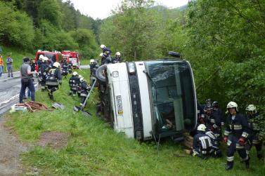 Großübung vom 25. Mai 2019 in Prad; Fotos: Sepp