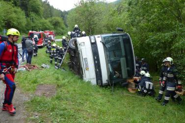 Großübung vom 25. Mai 2019 in Prad; Fotos: Sepp