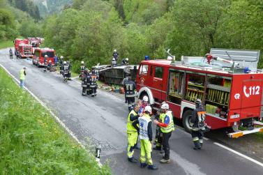 Großübung vom 25. Mai 2019 in Prad; Fotos: Sepp