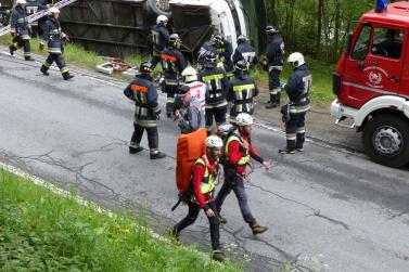 Großübung vom 25. Mai 2019 in Prad; Fotos: Sepp