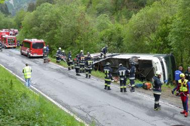 Großübung vom 25. Mai 2019 in Prad; Fotos: Sepp