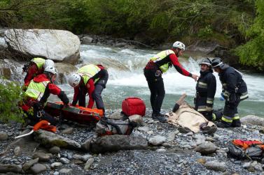 Großübung vom 25. Mai 2019 in Prad; Fotos: Sepp