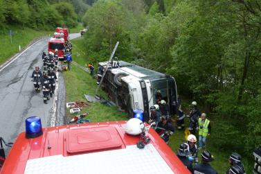 Großübung vom 25. Mai 2019 in Prad; Fotos: Sepp