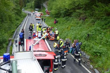 Großübung vom 25. Mai 2019 in Prad; Fotos: Sepp