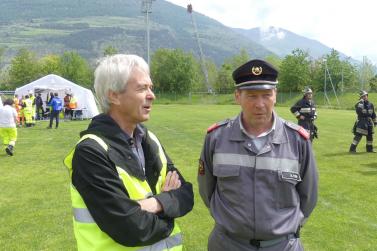 Großübung vom 25. Mai 2019 in Prad; Fotos: Sepp