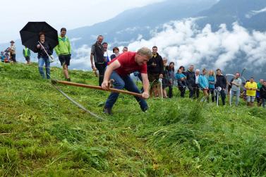 Landesentscheid im Handmähen am 28. Juli 2019 in Trumsberg in Kastelbell. Fotos: Sepp