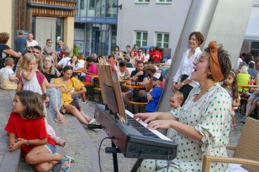 „Platzl Feschtl“ zum Auftakt des Prader Marktquintetts (18.07.2024); Fotos: Sepp