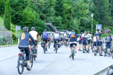 Radtag-Eindrücke (neue Aufstiegsspur Prad-Stilfser Brücke); Fotos: Sepp