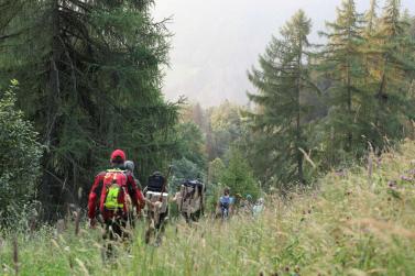 Schmugglerwanderung in Stilfs; Fotos: Toni Bernhart