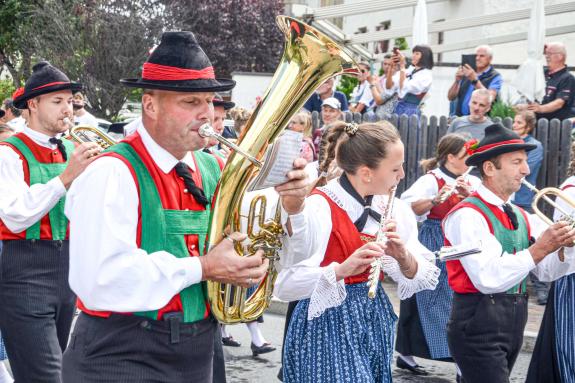 Bürgerkapelle Latsch, 250 Jahre, Festumzug, 06.08.23; Fotos: Michael