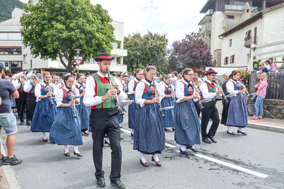 Bürgerkapelle Latsch, 250 Jahre, Festumzug, 06.08.23; Fotos: Michael