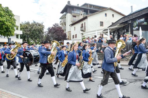 Bürgerkapelle Latsch, 250 Jahre, Festumzug, 06.08.23; Fotos: Michael