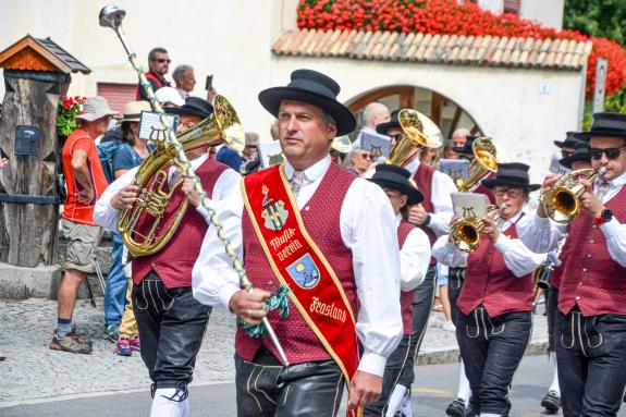 Bürgerkapelle Latsch, 250 Jahre, Festumzug, 06.08.23; Fotos: Michael