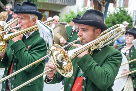 Bürgerkapelle Latsch, 250 Jahre, Festumzug, 06.08.23; Fotos: Michael