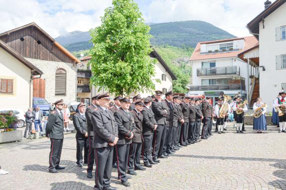 Feuerwehr Schluderns, Segnung Tank-Rüstfahrzeug, Fotos: Michael