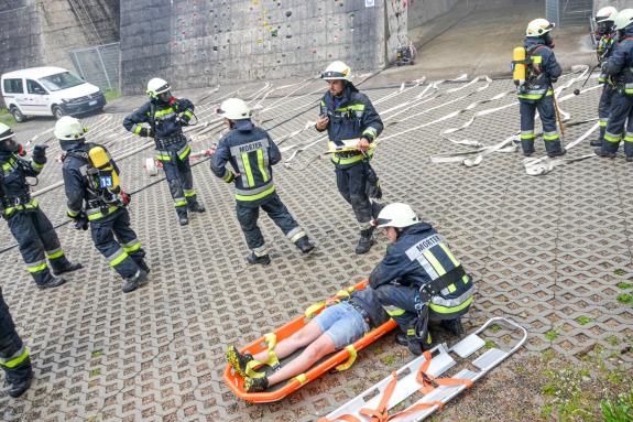 Großübung in Martell; Fotos: Michael