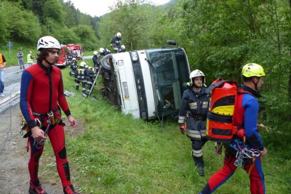 Großübung vom 25. Mai 2019 in Prad; Fotos: Sepp