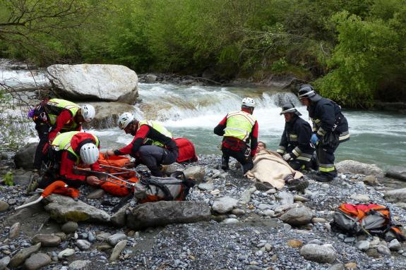 Großübung vom 25. Mai 2019 in Prad; Fotos: Sepp