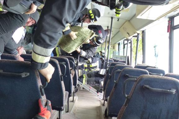 Großübung vom 25. Mai 2019 in Prad; Fotos: Sepp