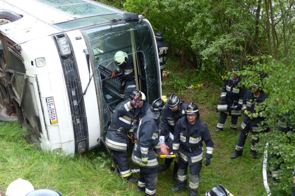 Großübung vom 25. Mai 2019 in Prad; Fotos: Sepp