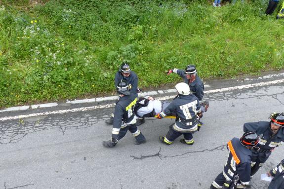 Großübung vom 25. Mai 2019 in Prad; Fotos: Sepp