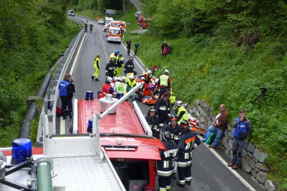 Großübung vom 25. Mai 2019 in Prad; Fotos: Sepp