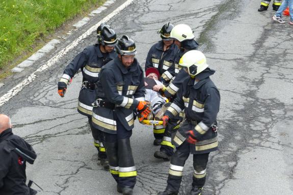 Großübung vom 25. Mai 2019 in Prad; Fotos: Sepp