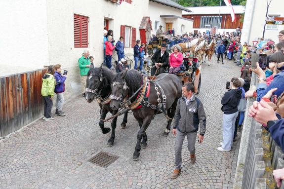 Haflinger-Umzug in Schluderns (01.06.2024); Fotos: Sepp