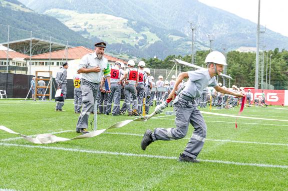 Landes-Jugendfeuerwehrleistungsbewerb 2023 in Prad; Fotos: Sepp