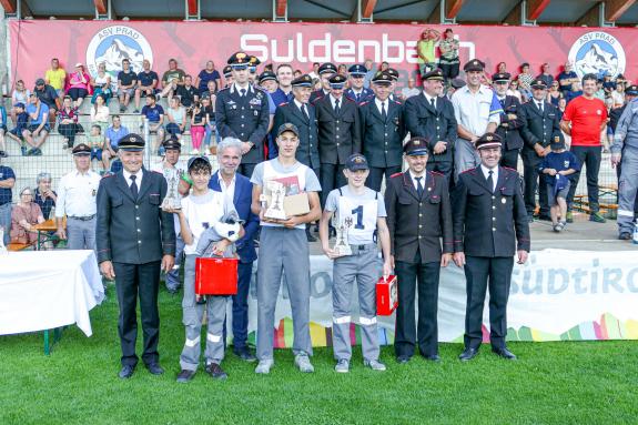 Landes-Jugendfeuerwehrleistungsbewerb 2023 in Prad; Fotos: Sepp