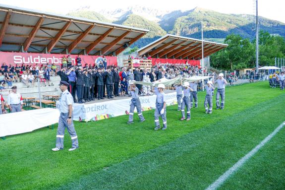 Landes-Jugendfeuerwehrleistungsbewerb 2023 in Prad; Fotos: Sepp