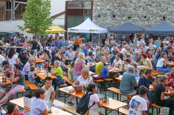 „Platzl Feschtl“ zum Auftakt des Prader Marktquintetts (18.07.2024); Fotos: Sepp