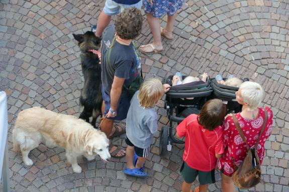 „Platzl Feschtl“ zum Auftakt des Prader Marktquintetts (18.07.2024); Fotos: Sepp