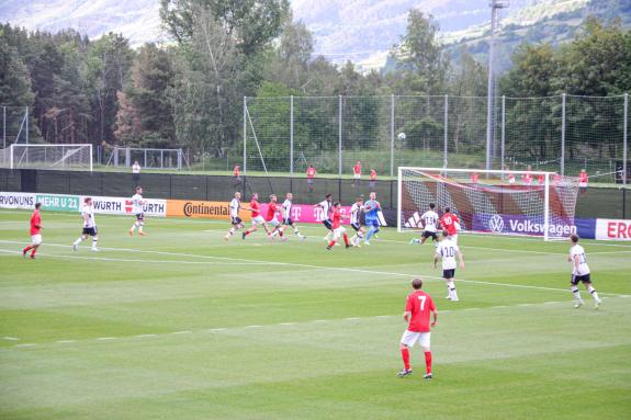 Prad: Deutschland (U21) gegen Vinschgau Auswahl; Fotos: Michael