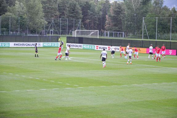 Prad: Deutschland (U21) gegen Vinschgau Auswahl; Fotos: Michael