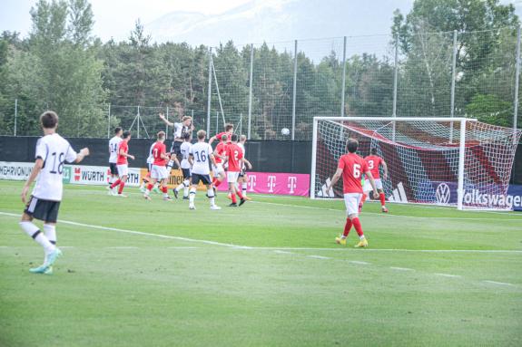 Prad: Deutschland (U21) gegen Vinschgau Auswahl; Fotos: Michael