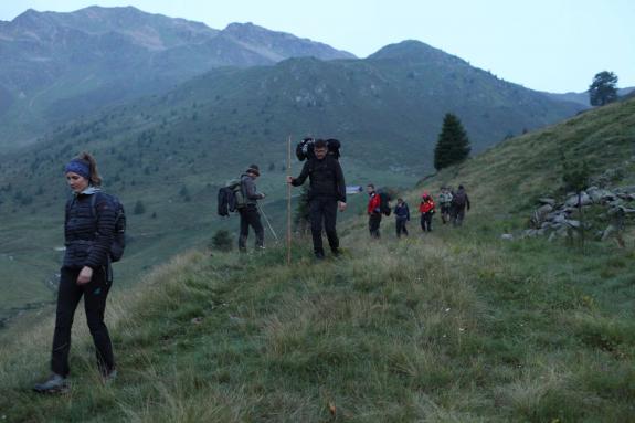 Schmugglerwanderung in Stilfs; Fotos: Toni Bernhart