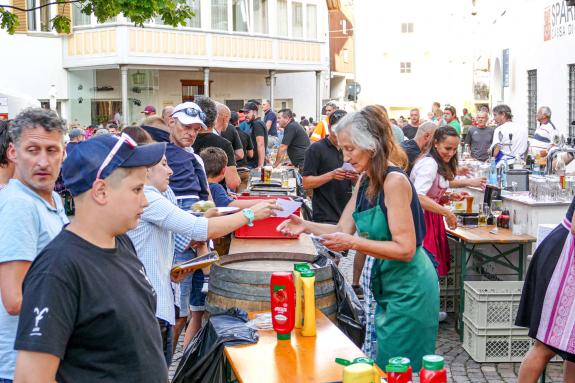 Tiroler Abend (Malser Sommer) und Abendmarkt am 7. Juli 2023 in Mals; Fotos: Sepp