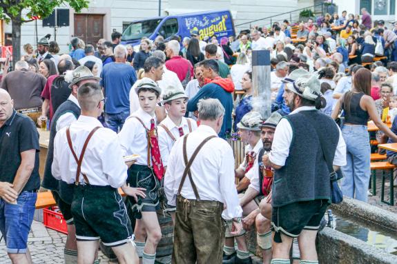 Tiroler Abend (Malser Sommer) und Abendmarkt am 7. Juli 2023 in Mals; Fotos: Sepp