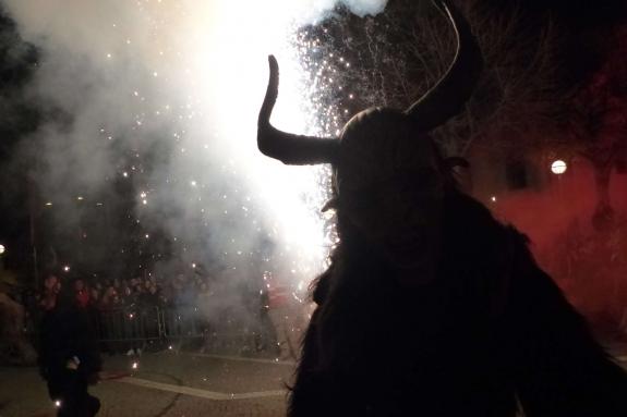 Tuifl- und Krampustreffen in Latsch; 17.11.2018; Fotos: Sepp