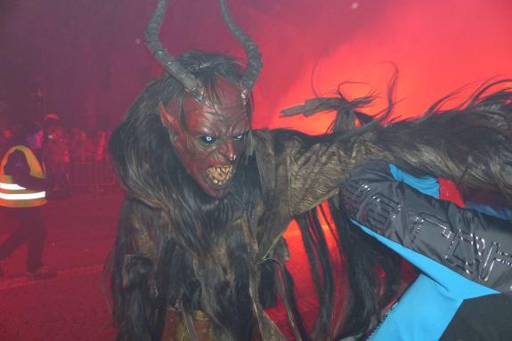 	 Tuifl- und Krampustreffen in Latsch; 17.11.2018; Fotos: Sepp