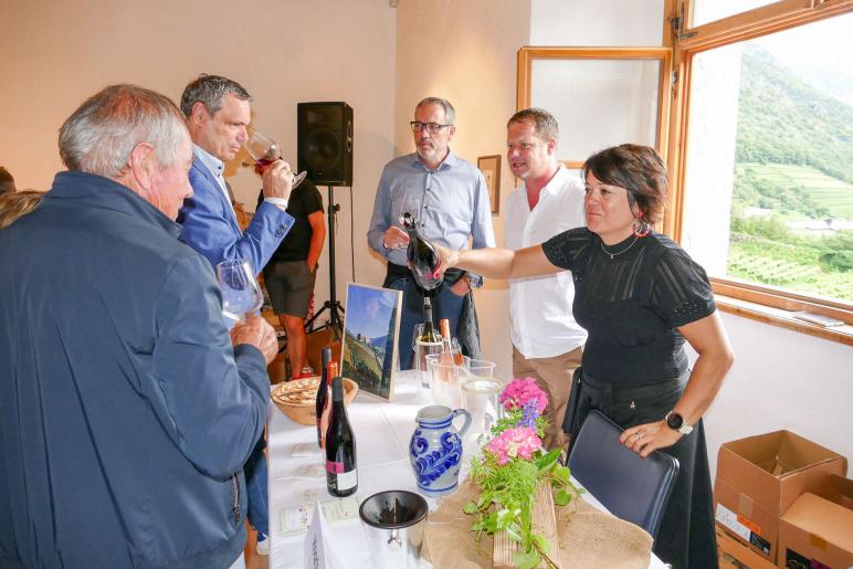 2. Vinschgauer Weinpräsentation im Schloss Kastelbell; Fotos: Sepp