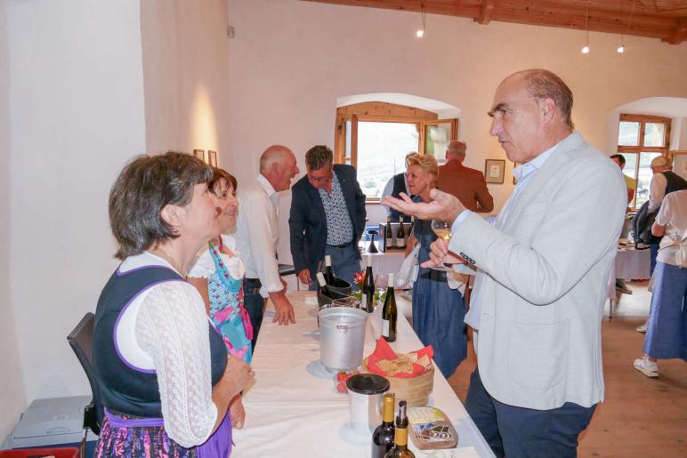 2. Vinschgauer Weinpräsentation im Schloss Kastelbell; Fotos: Sepp