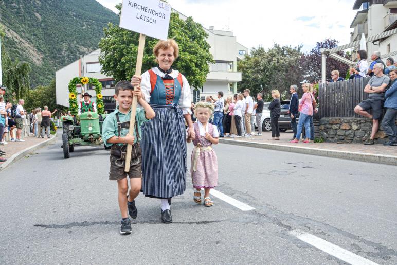 Bürgerkapelle Latsch, 250 Jahre, Festumzug, 06.08.23; Fotos: Michael